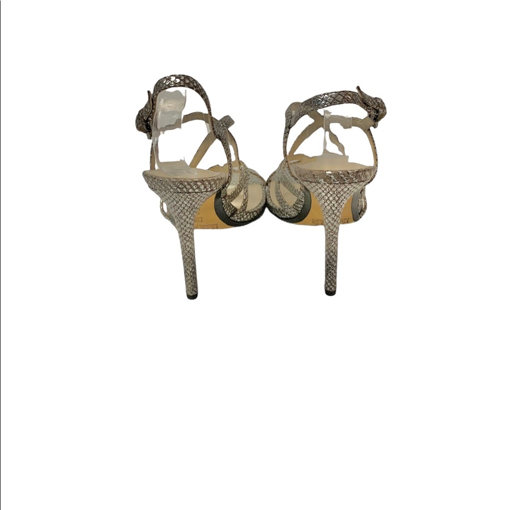 Micheal Kors Metallic Ankle Strap Heels - Picture 2 of 6
